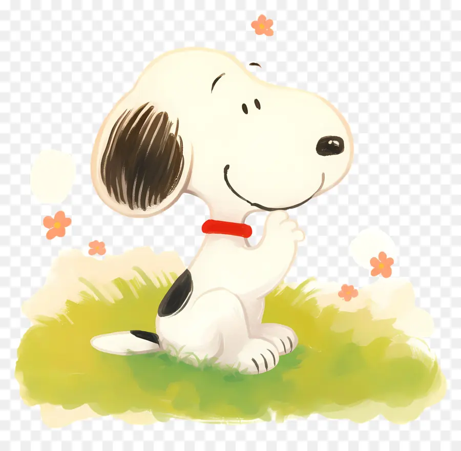 Snoopy'nin Baharı，Karikatür Köpek PNG