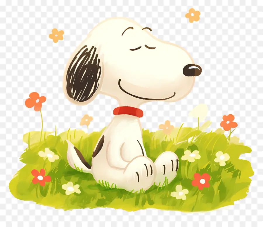 Snoopy'nin Baharı，Karikatür Köpek PNG