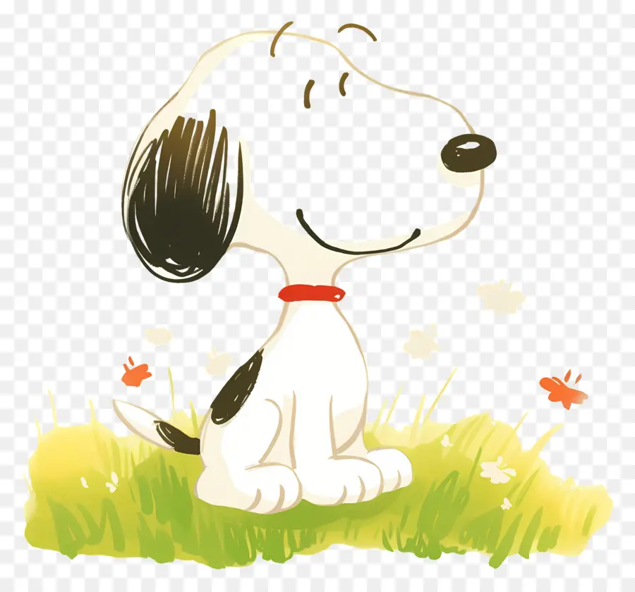 Snoopy'nin Baharı，Karikatür Köpek PNG