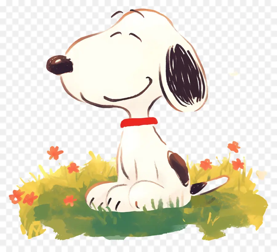 Snoopy'nin Baharı，Karikatür Köpek PNG