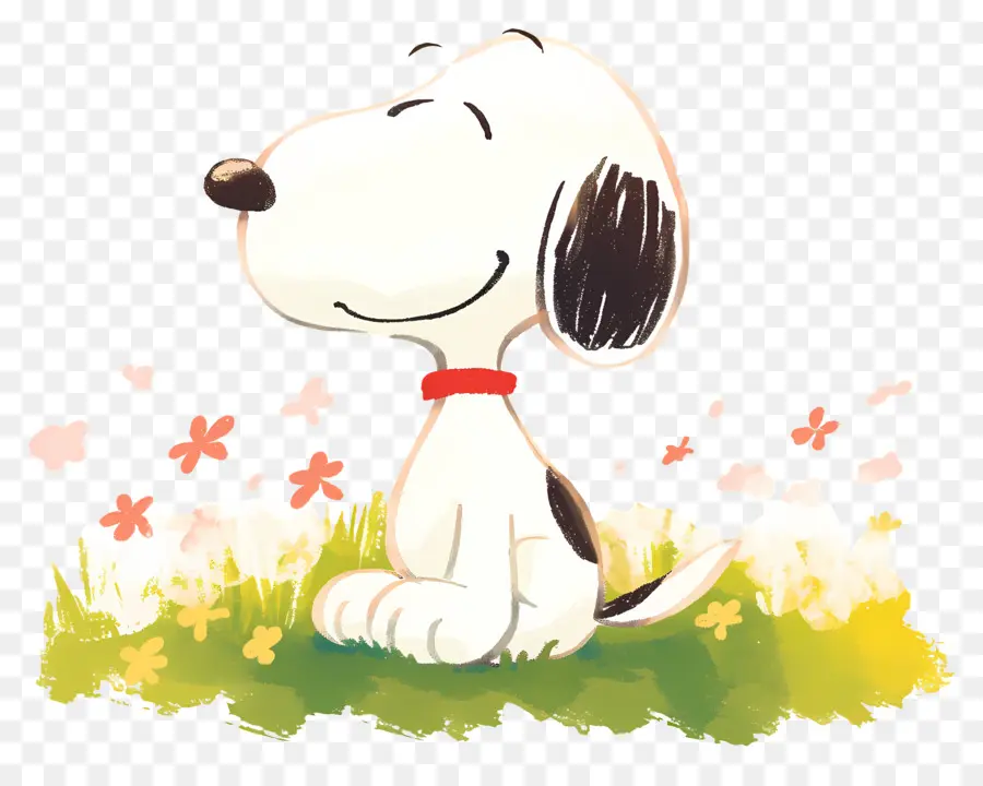 Snoopy'nin Baharı，Karikatür Köpek PNG