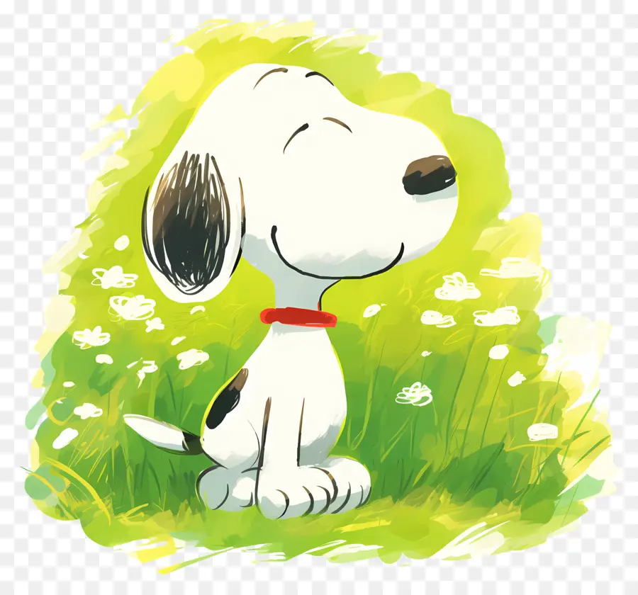 Snoopy'nin Baharı，Karikatür Köpek PNG