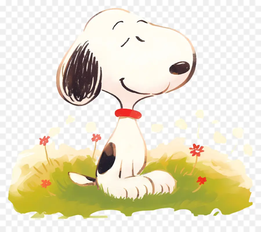 Snoopy'nin Baharı，Karikatür Köpek PNG