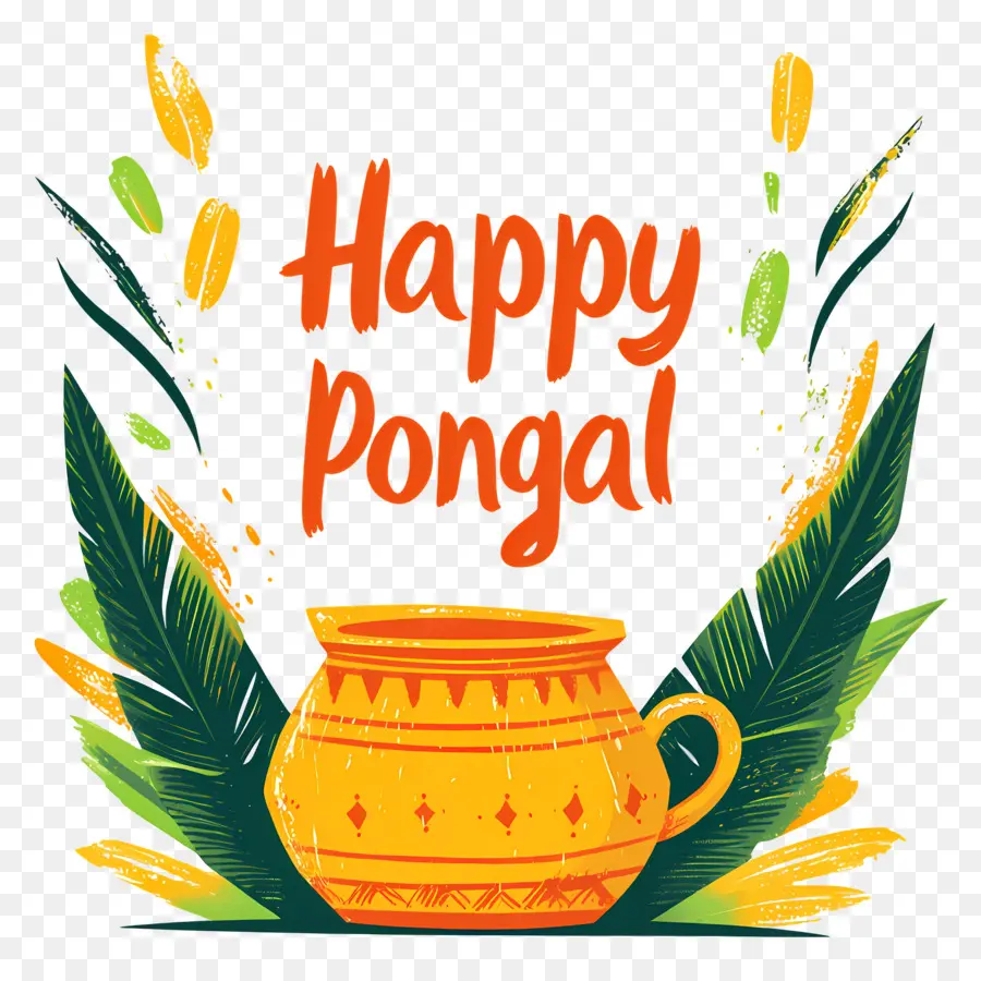 Mutlu Pongal，Pongal Saksı PNG