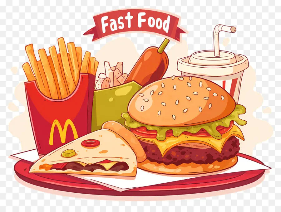 Ulusal Fast Food Günü，Fast Food ürünleri PNG