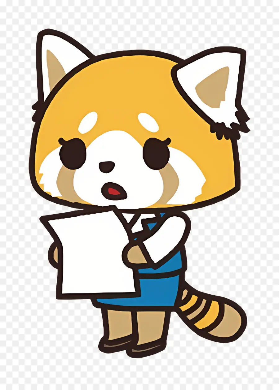 Retsuko，Karikatür Kırmızı Panda PNG