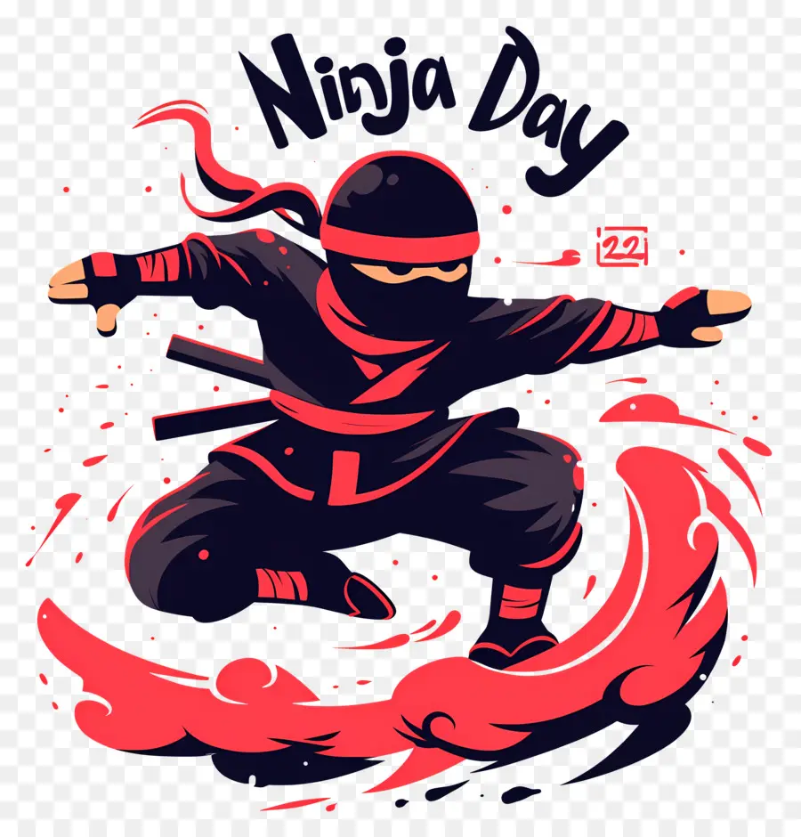 Ninja Günü，Dinamik Ninja Aksiyonu PNG