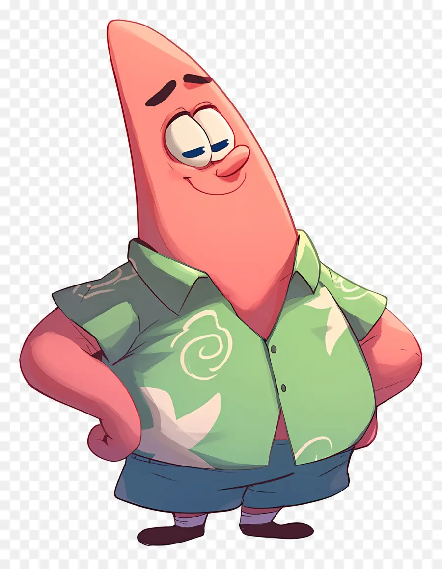 Patrick Yıldızı，Pembe Denizyıldızı Karakteri PNG