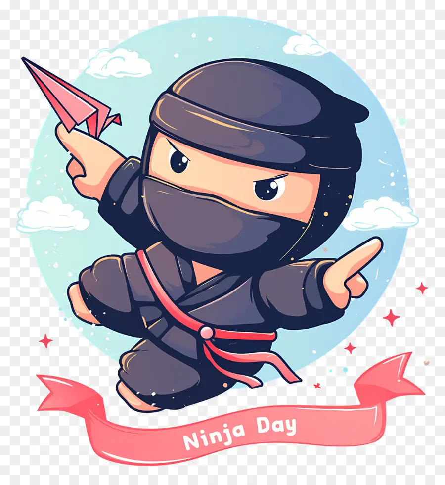 Ninja Günü，Sevimli Ninja PNG