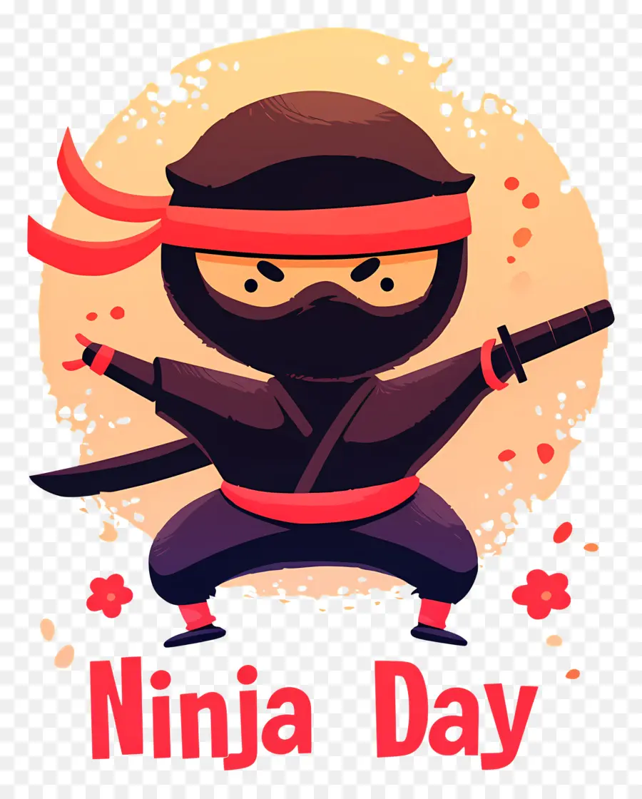 Ninja Günü，Zıplayan Ninja PNG