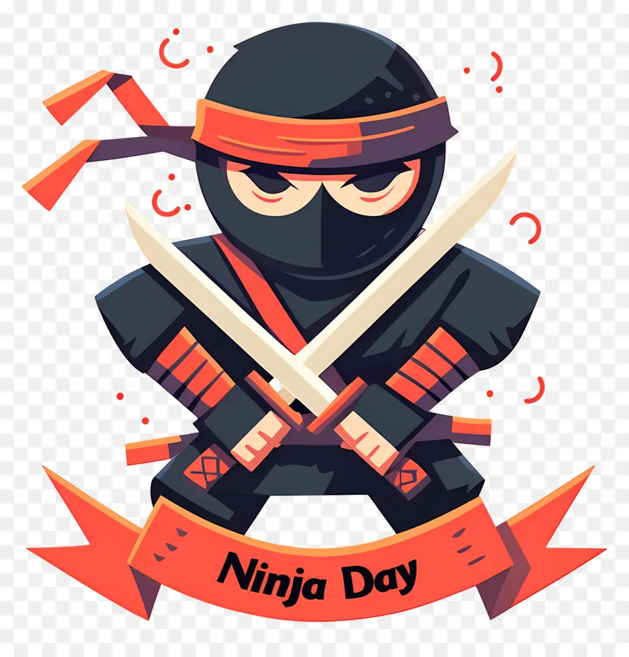 Ninja Günü，Kılıçlı Ninja PNG