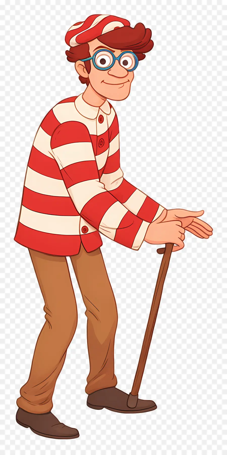 Waldo，çizgili Karakter PNG