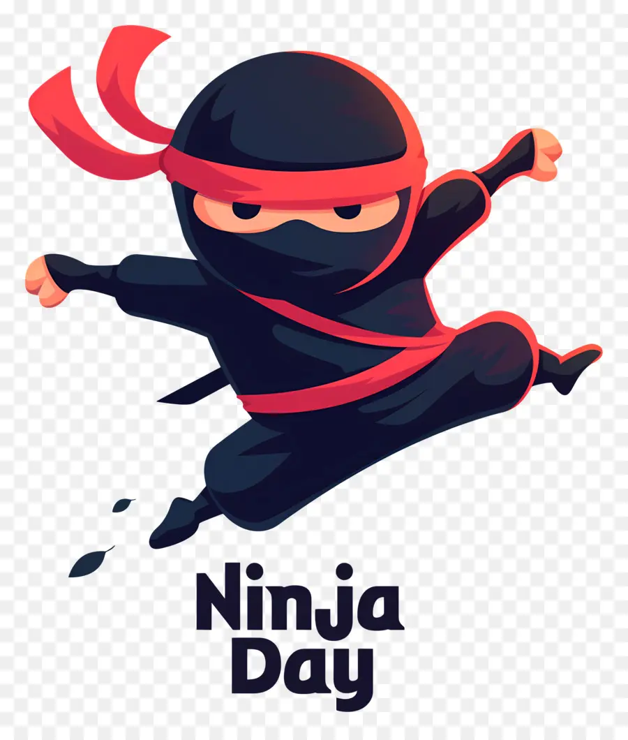 Ninja Günü，Zıplayan Ninja PNG