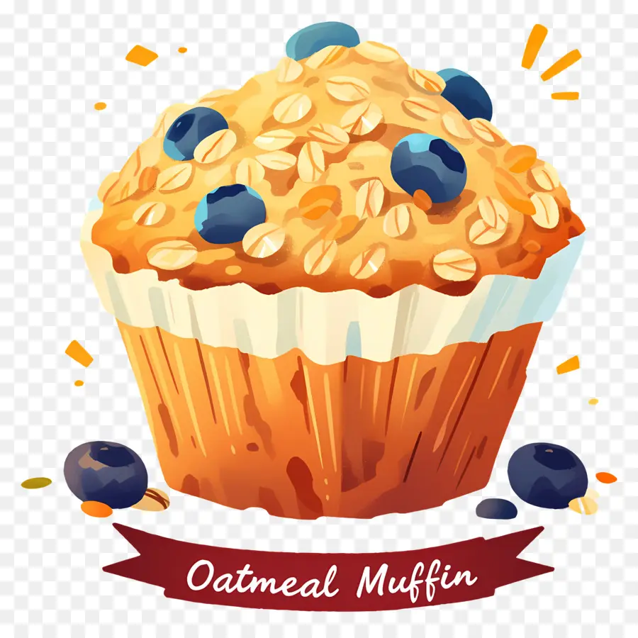 Ulusal Yulaf Ezmeli Muffin Günü，Yulaf Ezmeli çörek PNG