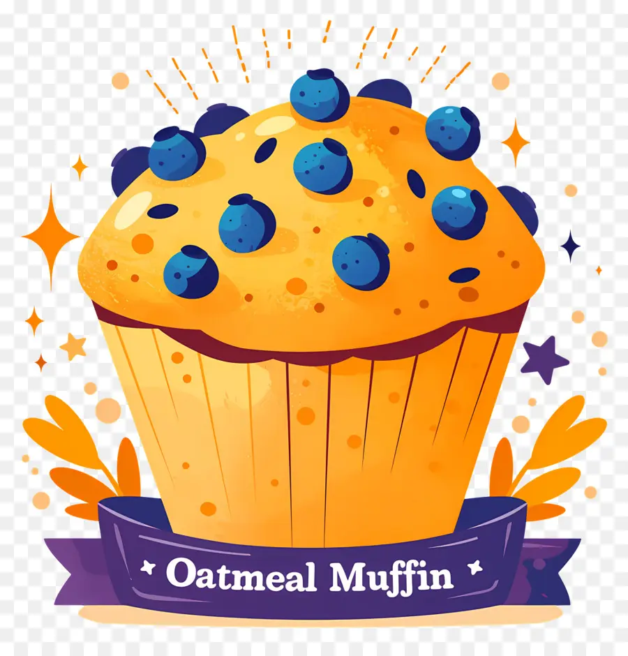 Ulusal Yulaf Ezmeli Muffin Günü，Yulaf Ezmeli çörek PNG