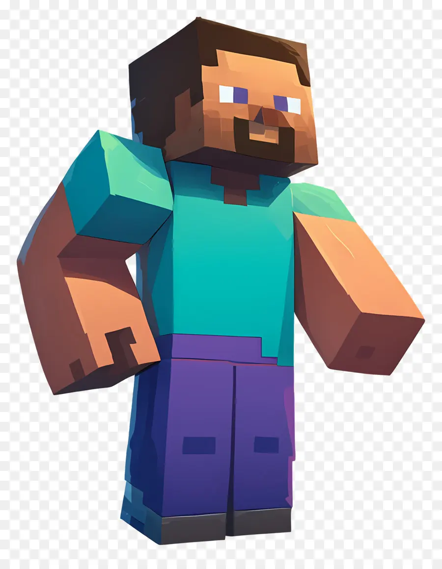 Minecraft Steve'i，Minecraft Karakteri PNG