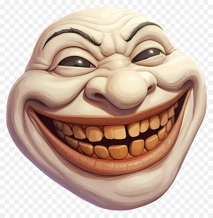 Troll Face，Sırıtan Yüz PNG