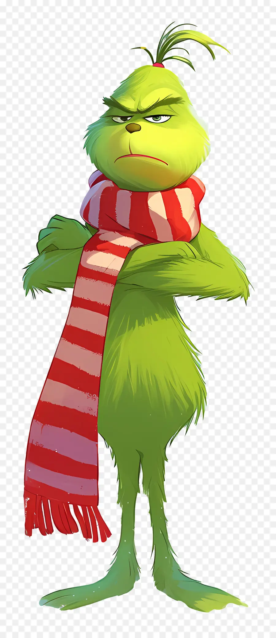 Karikatür Grinch，Yeşil Karakter PNG