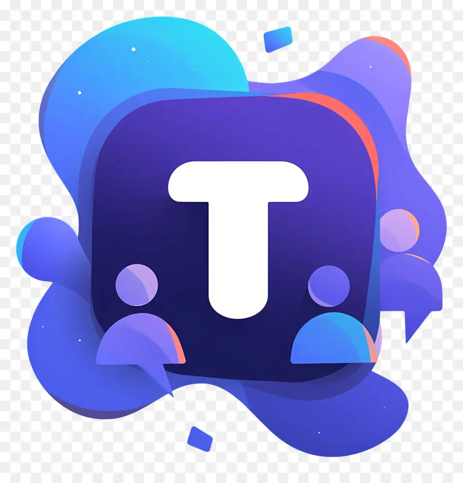 T Logosu，Mavi T Logosu PNG