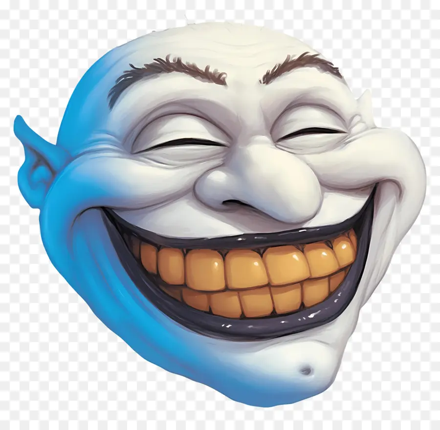 Troll Face，Sırıtan Yüz PNG