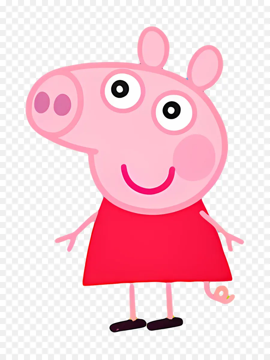 Peppa Domuzu，Pembe Karikatür Domuz PNG