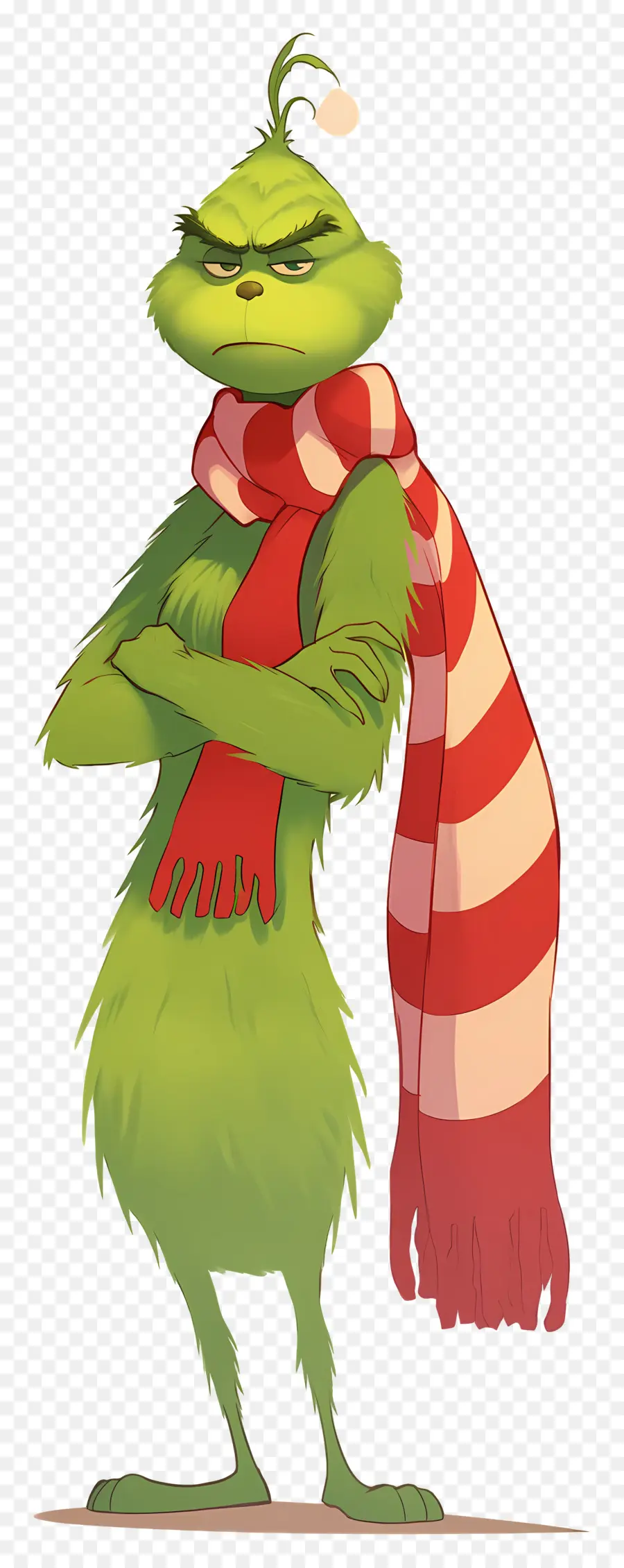 Karikatür Grinch，Yeşil Karakter PNG