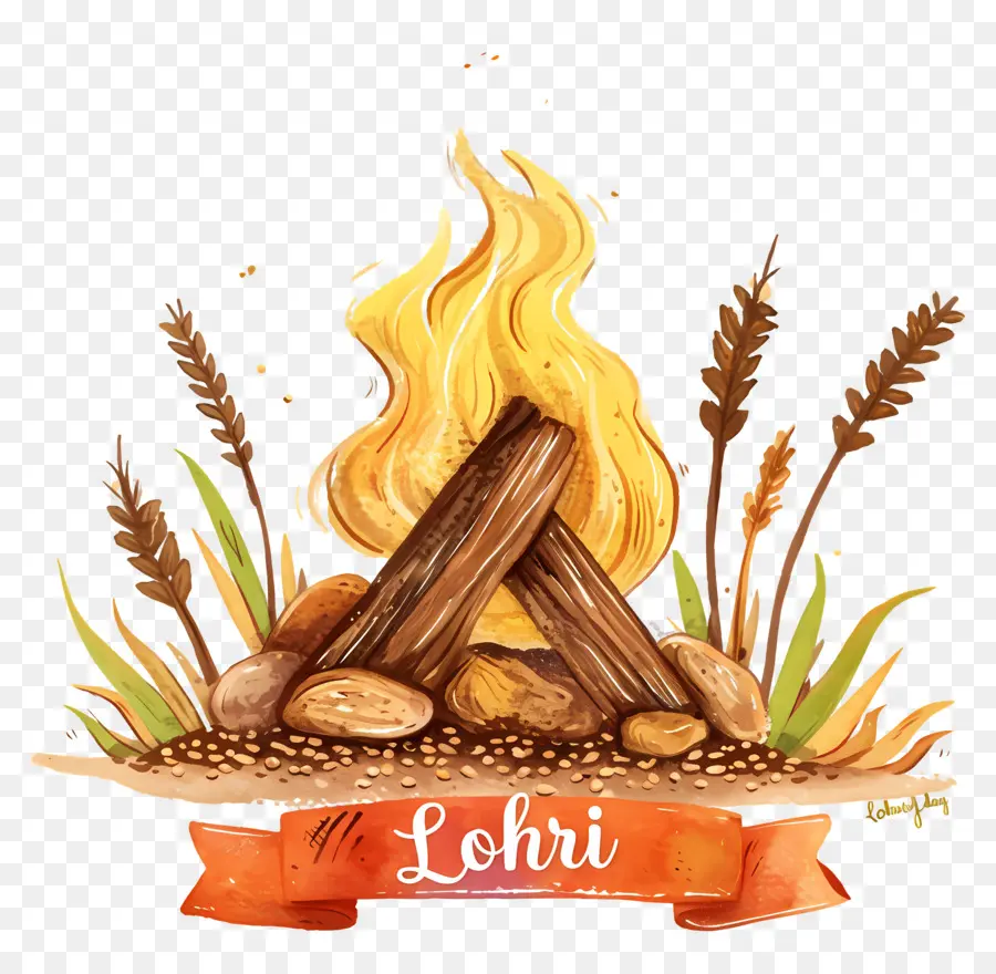 Mutlu Lohri，Şenlik Ateşi PNG