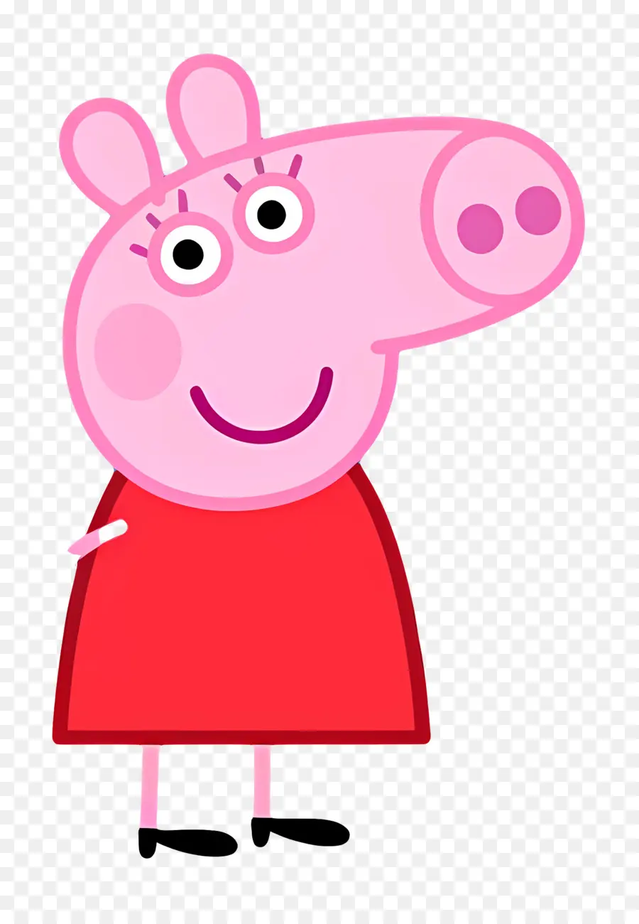 Peppa Domuzu，Pembe Karikatür Domuz PNG