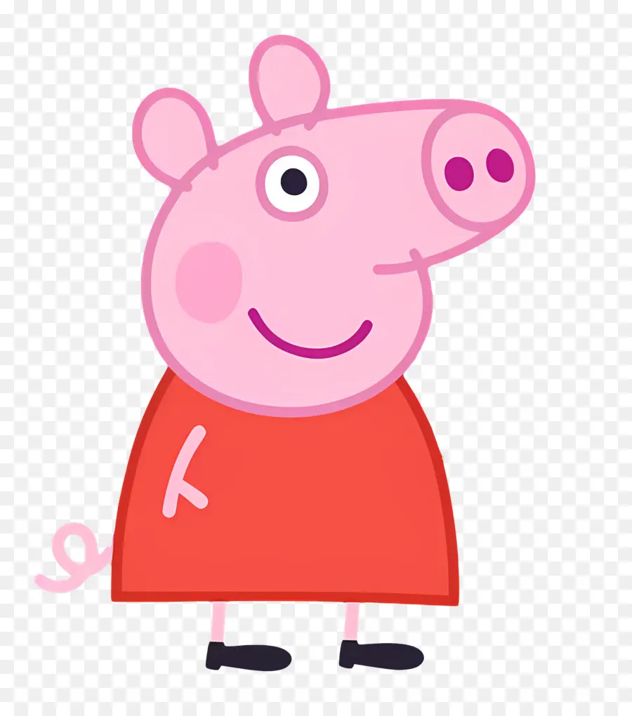 Peppa Domuzu，Pembe Karikatür Domuz PNG