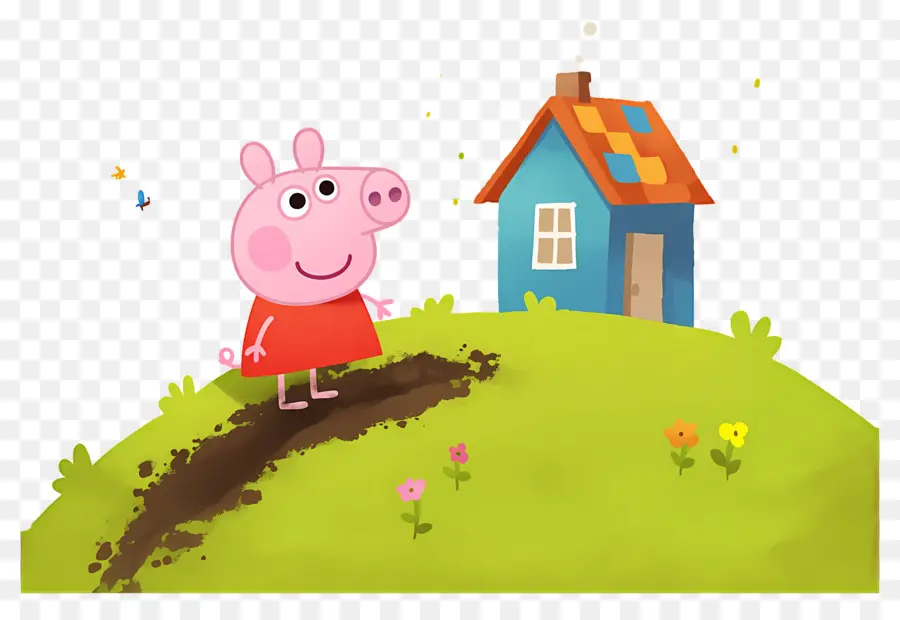 Peppa Domuzu，Çizgi Film Domuz Karakteri PNG