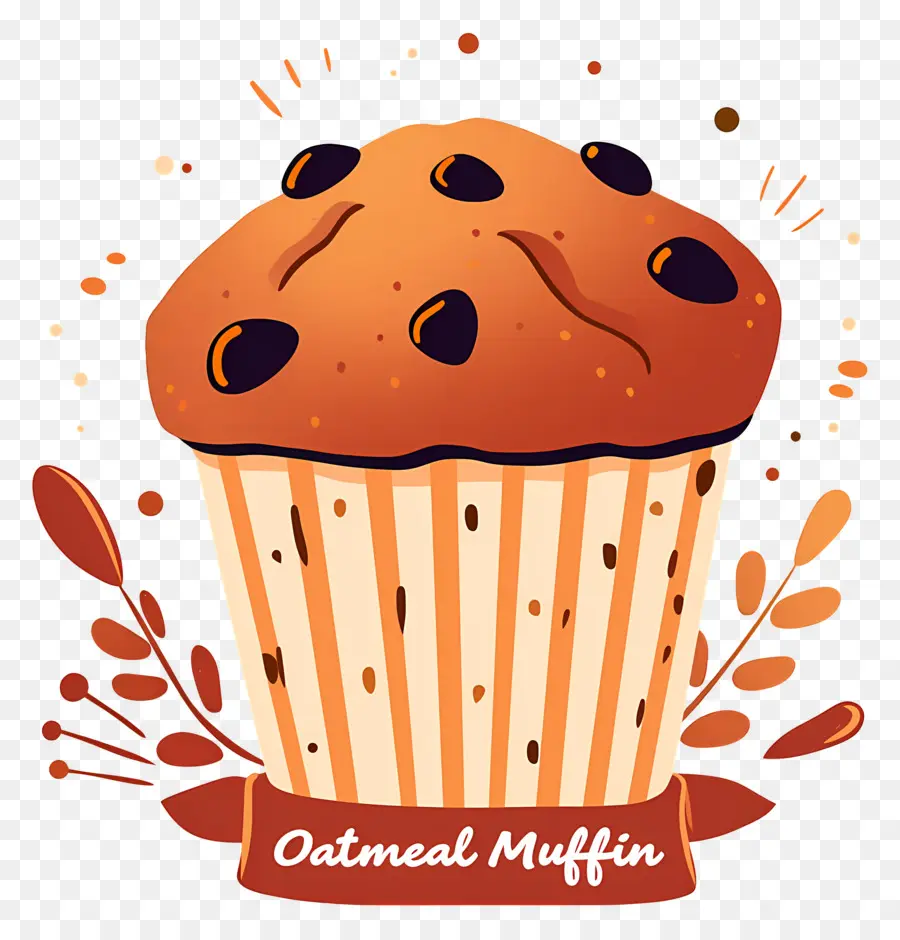 Ulusal Yulaf Ezmeli Muffin Günü，Yulaf Ezmeli çörek PNG