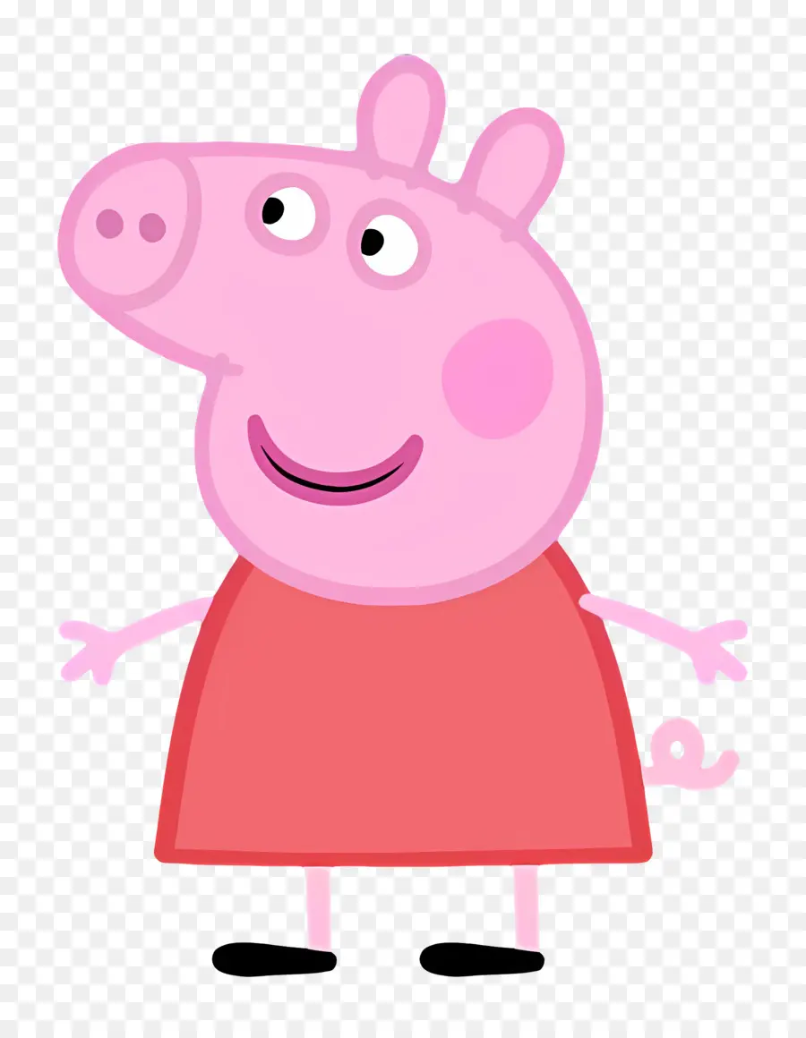 Peppa Domuzu，Pembe Karikatür Domuz PNG