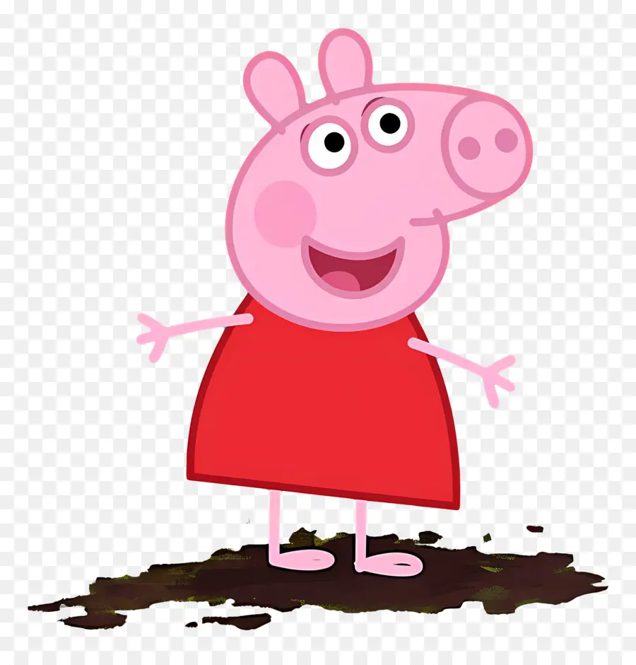 Peppa Domuzu，Pembe Karikatür Domuz PNG