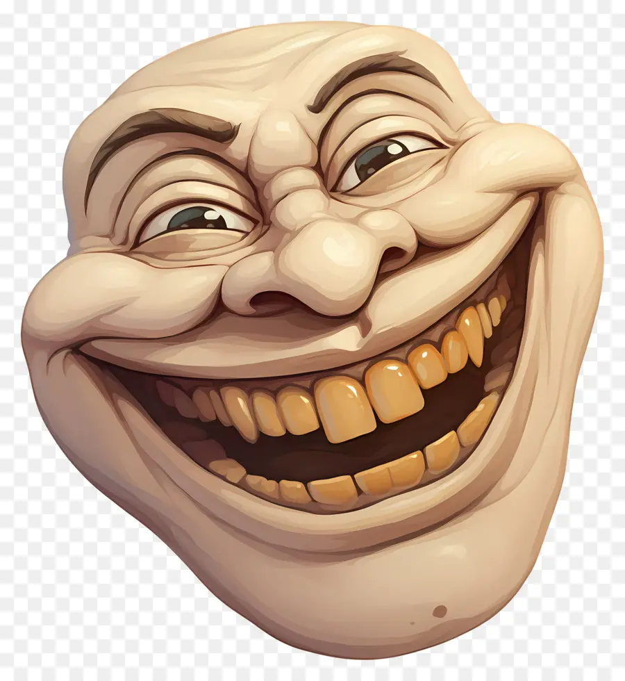 Troll Face，Gülen Yüz PNG