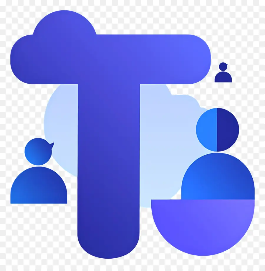 T Logosu，Mavi T Logosu PNG