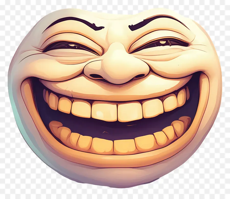 Troll Face，Gülen Yüz PNG