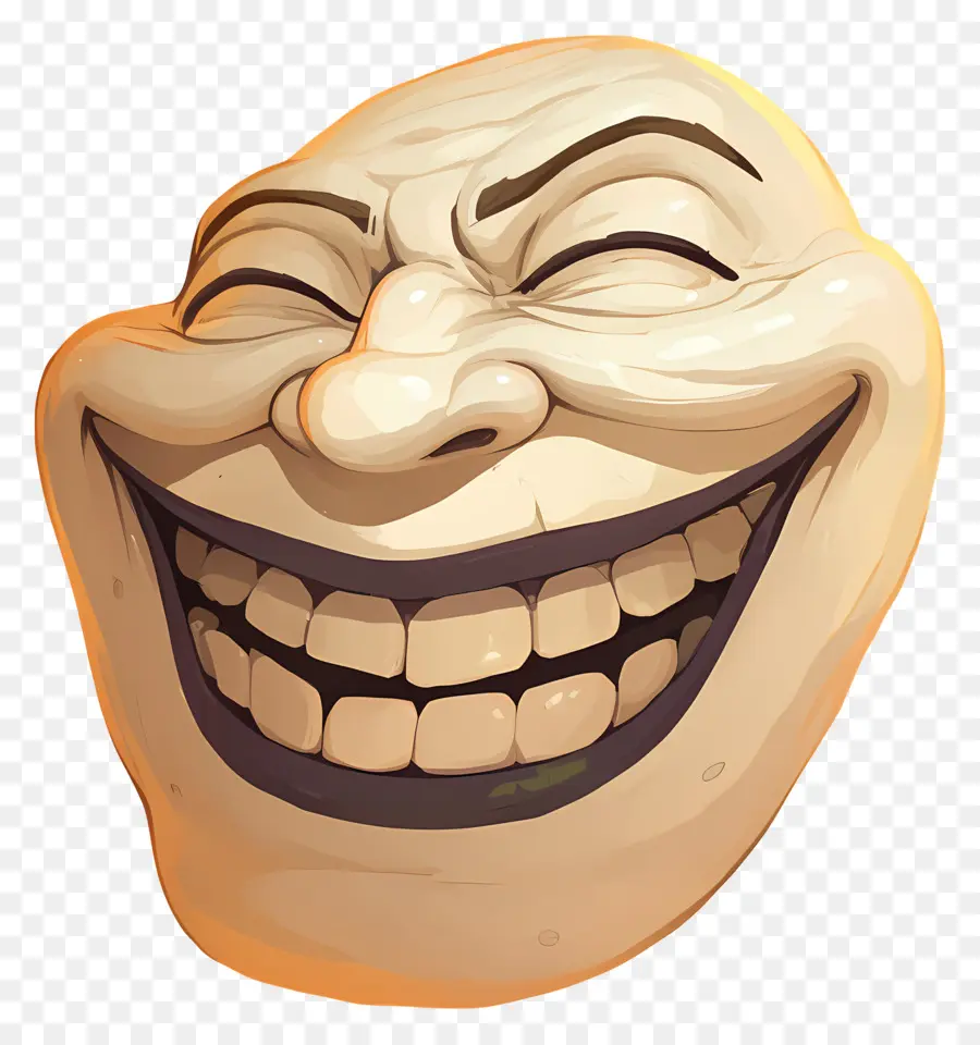 Troll Face，Gülen Yüz PNG