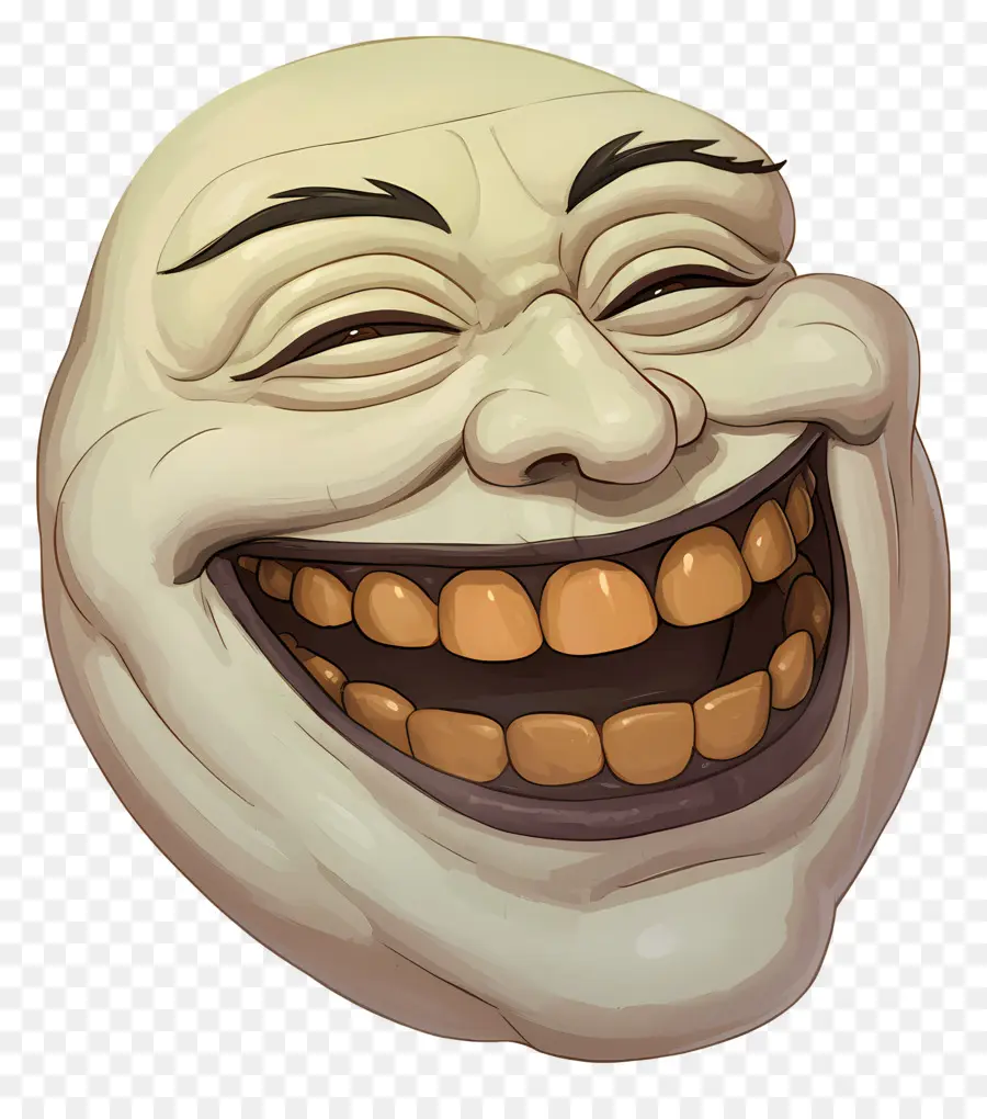 Troll Face，Gülen Yüz PNG