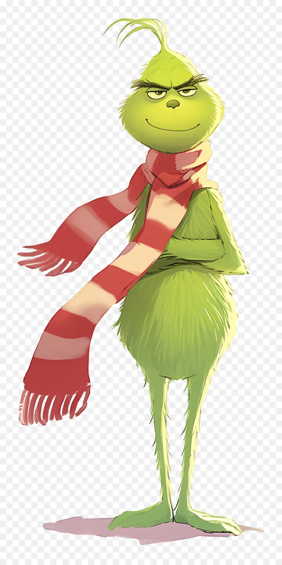 Karikatür Grinch，Yeşil Karakter PNG