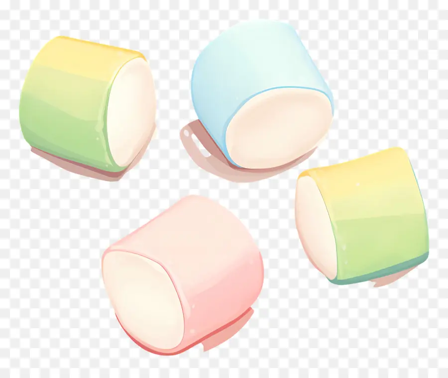 Marshmallow，Yuvarlak Marshmallow PNG