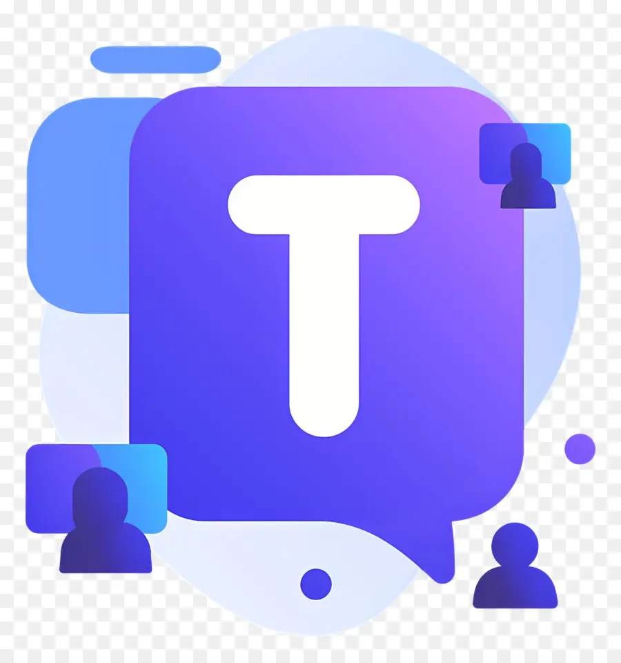 T Logosu，Mavi T Logosu PNG