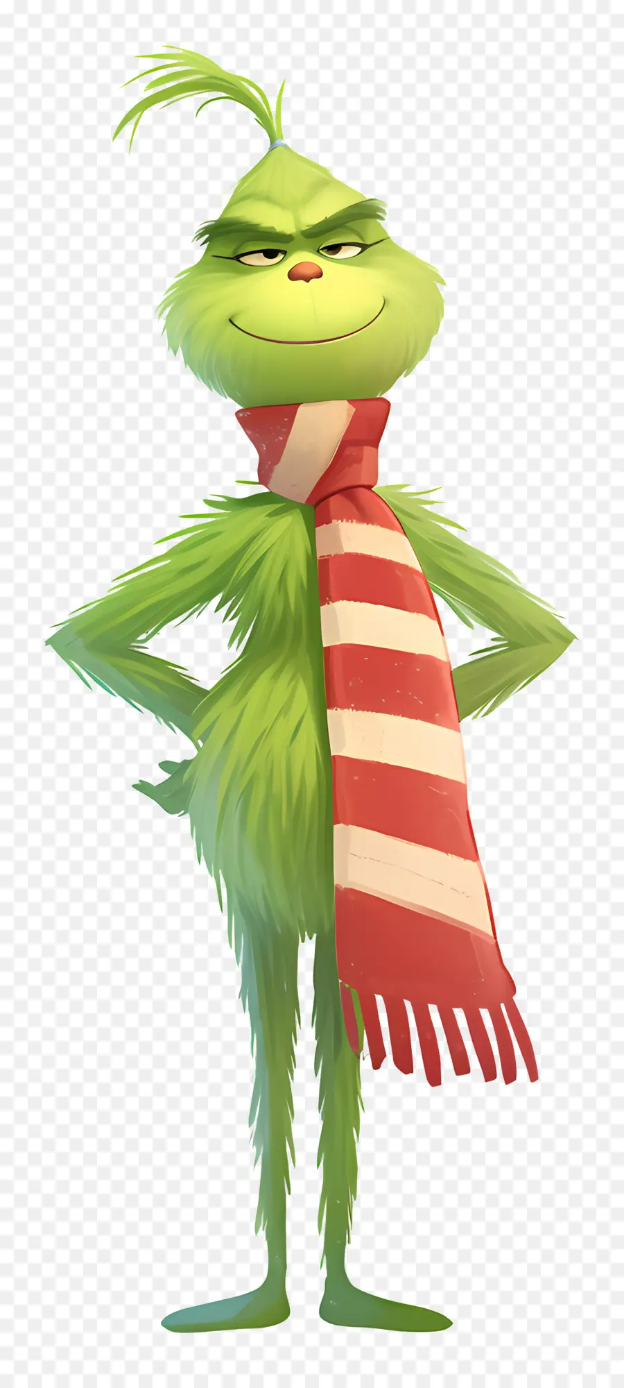 Karikatür Grinch，Yeşil Karakter PNG