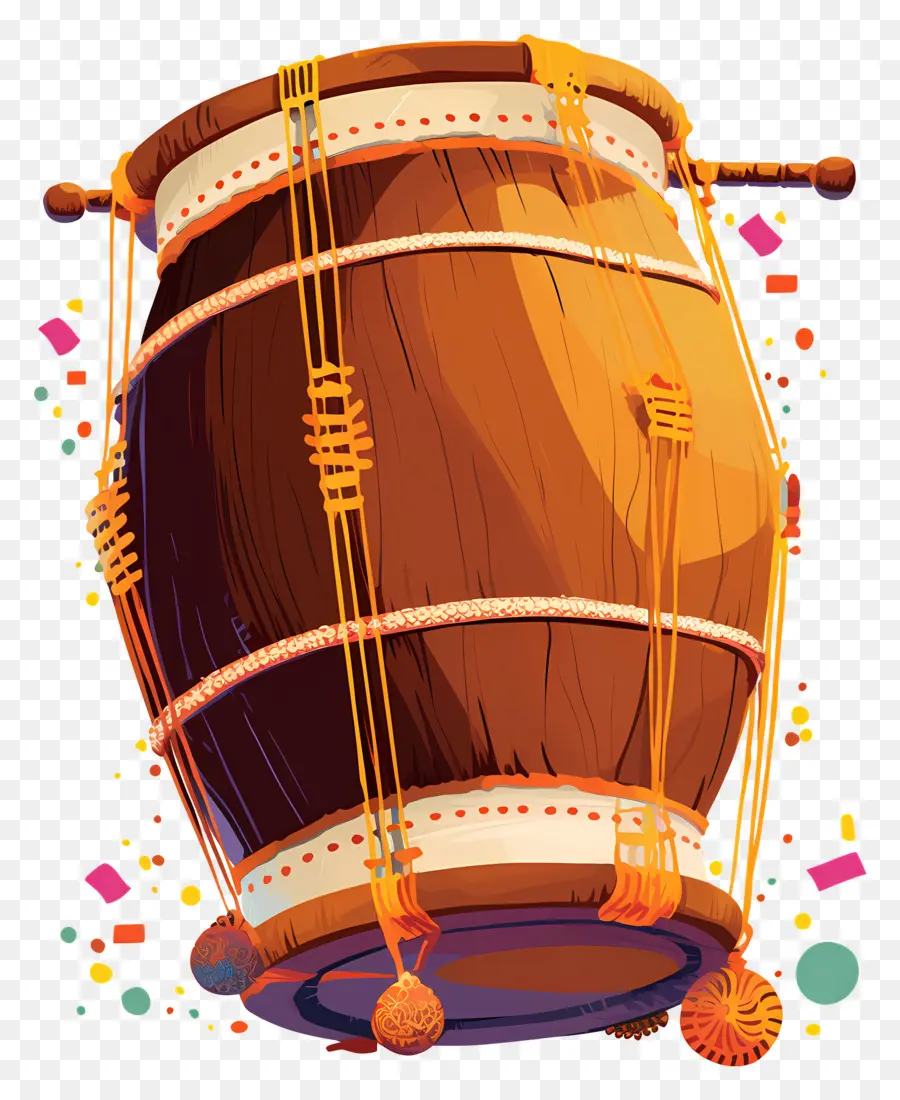 Dhol Lohri，Davul PNG