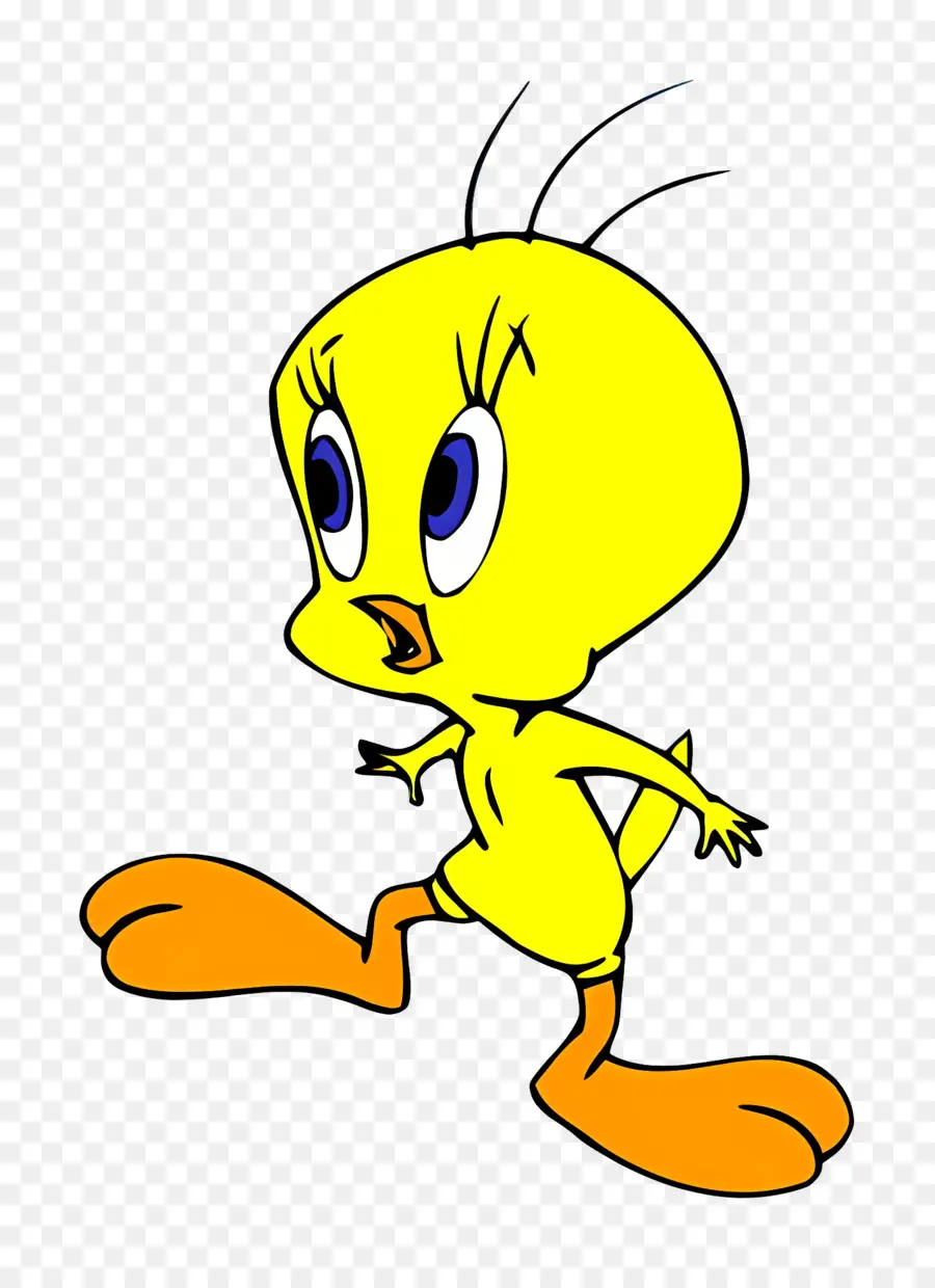 Tweety，Sarı Kuş Karikatür PNG