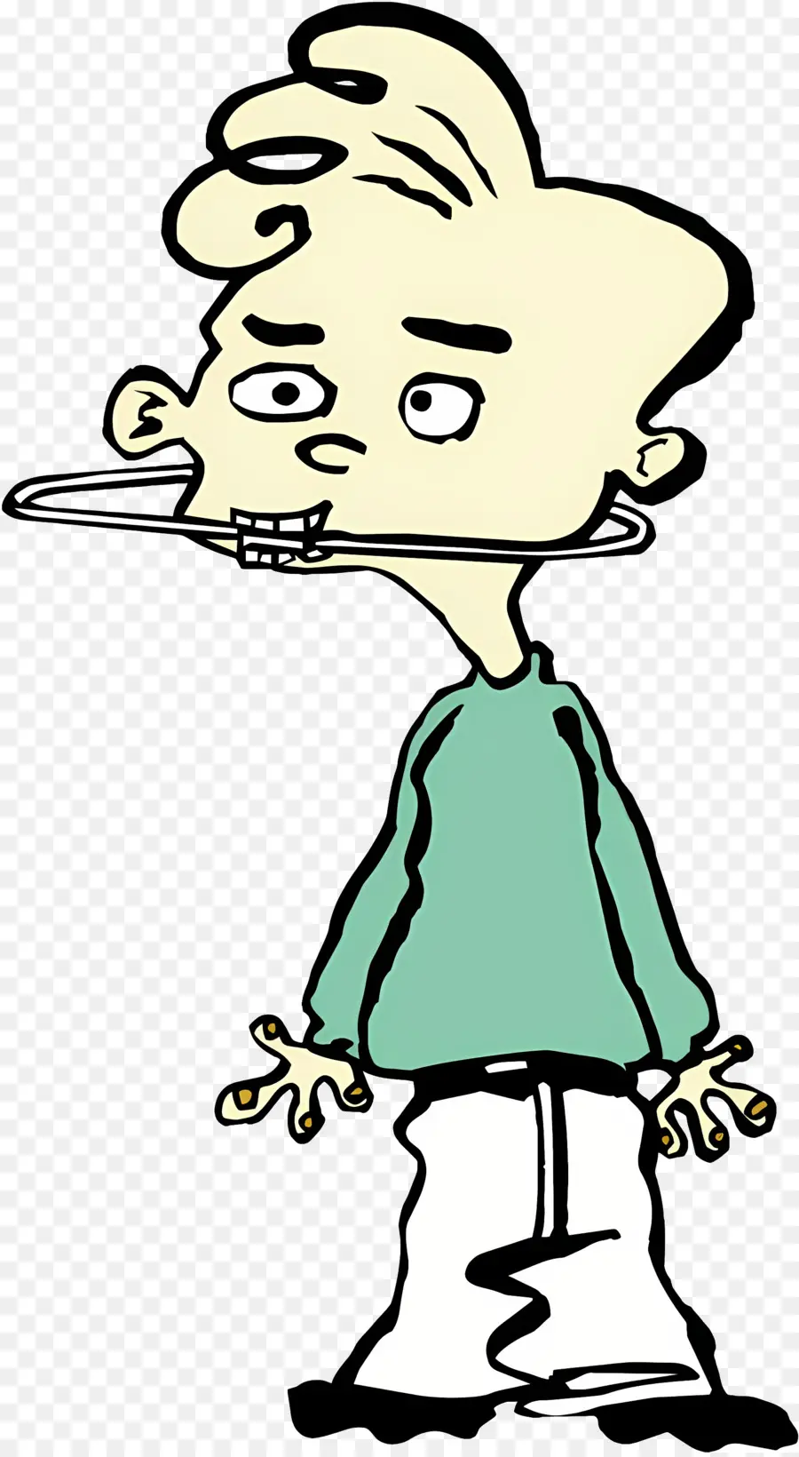 Ed Edd Ve Eddy，Diş Teli Olan çocuk PNG