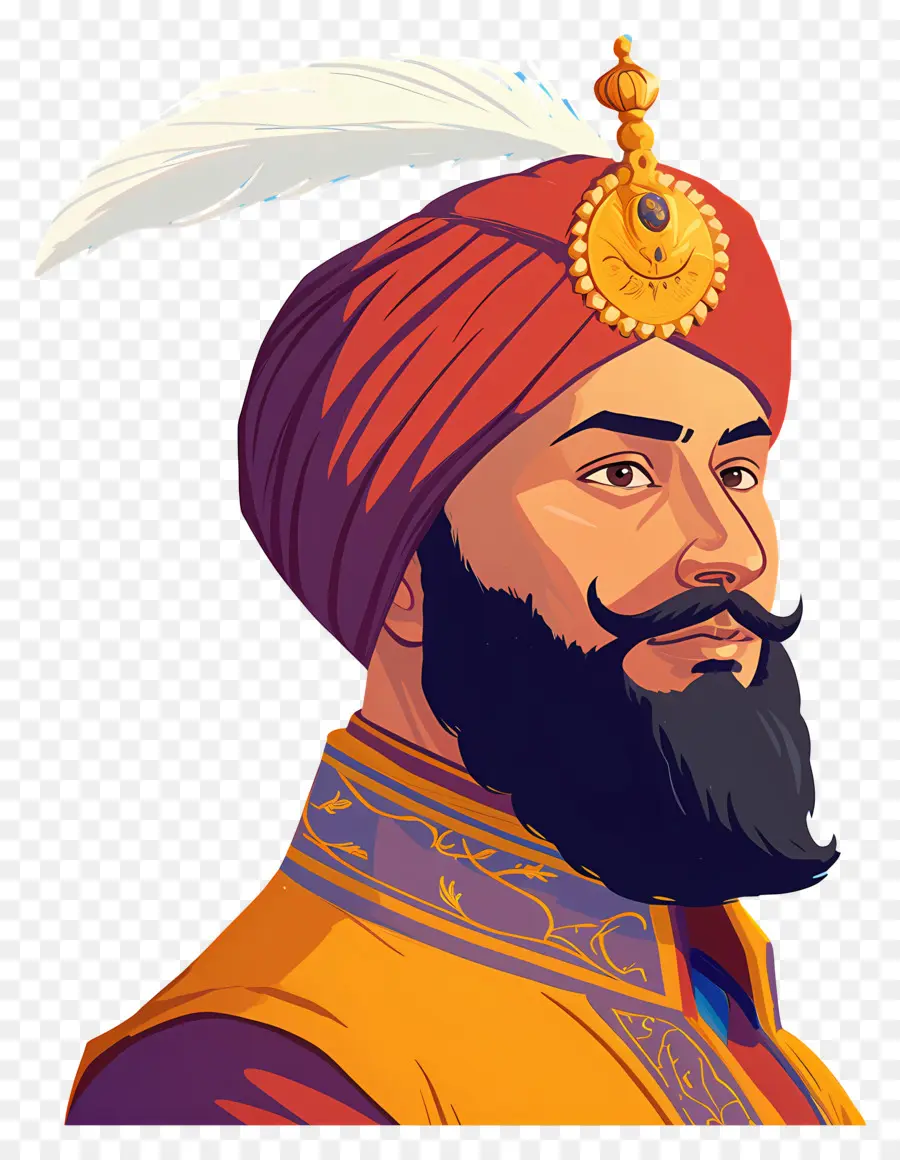 Guru Govind Singh Jayanti，Tarihsel Figür PNG