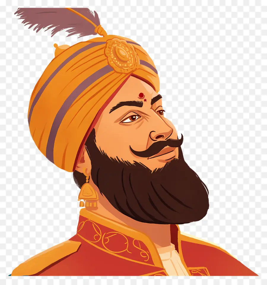 Guru Govind Singh Jayanti，Tarihsel Figür PNG