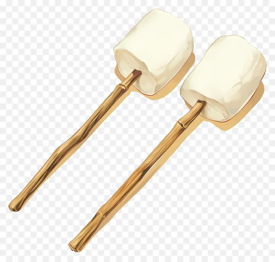 Marshmallow，Çubuklarda Marshmallow PNG