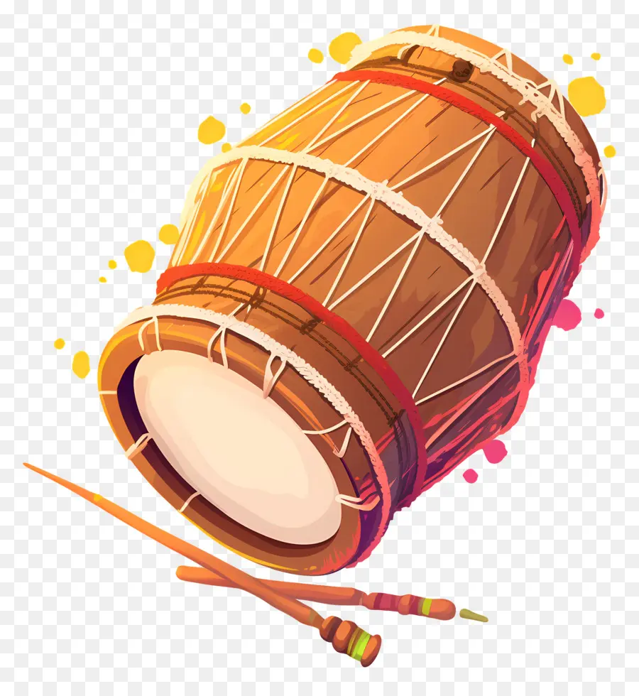 Dhol Lohri，Davul PNG