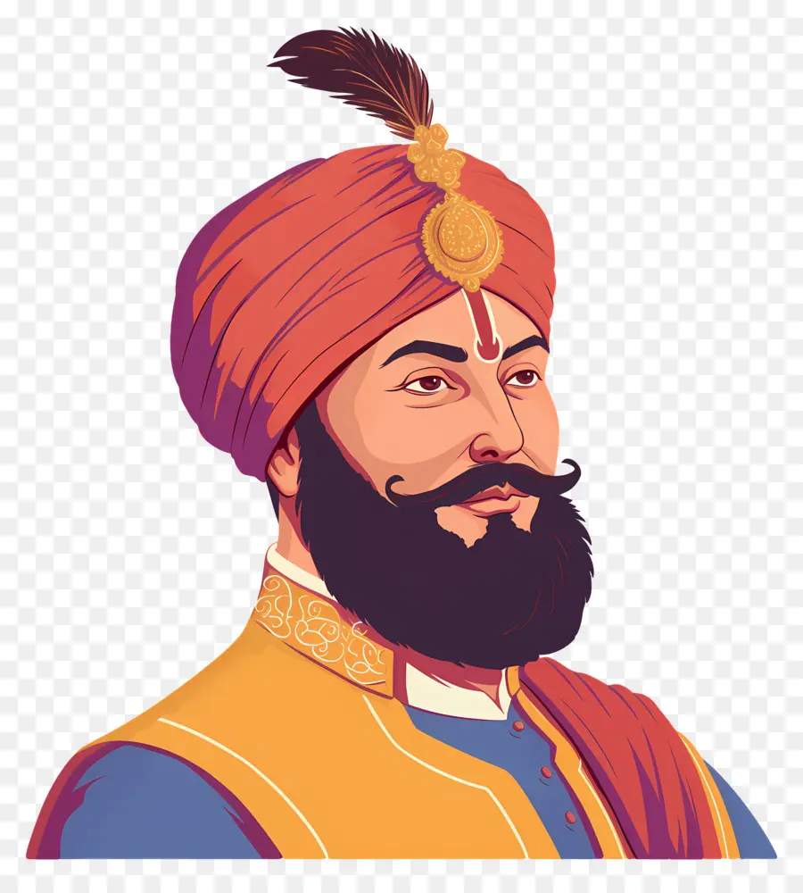 Guru Govind Singh Jayanti，Tarihsel Figür PNG